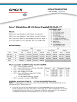 Dana Spicer Front 1350 Driveshaft Installation guide