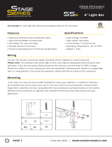 Diode Dynamics 6" Stage Series Straight LED Flood Light Installation guide