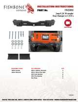 Fishbone Offroad FB22032 Installation guide