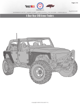 Rugged RidgeXHD Rear Armor Fenders