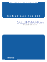 Hologic SecurMark MRI Biopsy Site Marker Operating instructions