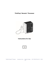 Hologic ThinPrep Genesis Processor Operating instructions