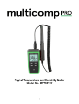 multicomp pro MP780117 Operating instructions