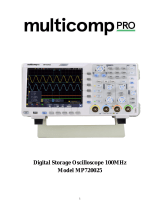 multicomp pro MP720025 EU-UK Operating instructions