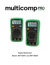 multicomp pro MP730007 Operating instructions