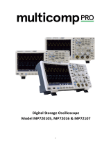 multicomp pro MP720107 Operating instructions