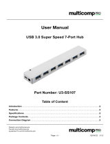 multicomp pro U3-SS107. User manual