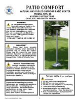 Patio Comfort NPC05 AB Owner's manual