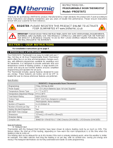 BN Thermic PROSTAT2 Operating instructions