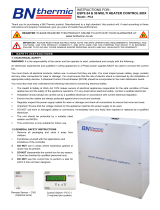BN Thermic PC4 Operating instructions