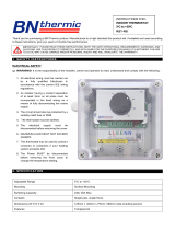 BN Thermic RST-RS Operating instructions