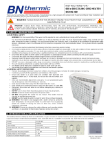 BN Thermic SCHG-60 Operating instructions