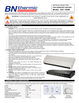 BN Thermic 830 Operating instructions