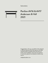 &Tradition PavilionDeskAV16-AV17 User manual