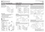 Rowlinson 4×3 Oxford Shed Assembly Instructions