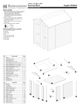 Rowlinson6×4 Security Shed