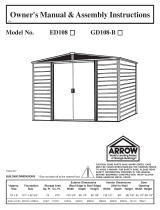 Rowlinson10×8 Woodvale Metal Shed