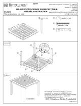 Rowlinson Willington Square Dining Table Assembly Instructions