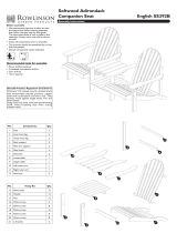 RowlinsonSoftwood Adirondack Companion Seat