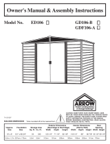 Rowlinson10×6 Woodvale Metal Shed