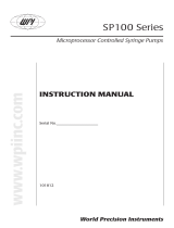 WPI SP100 Series User manual