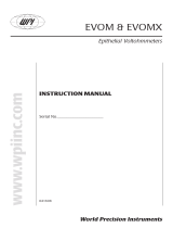 WPIEVOM and EVOMX Epithelial Volt/Ohm Meter