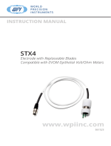 WPI STX4 Electrode User manual