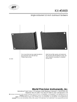 WPI 3469 Rackmount Kit User manual