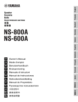 Yamaha NS-600A Owner's manual