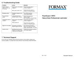 Formax FlashGuard 13R10 Operating instructions