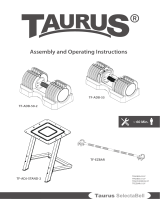Taurus Selectabell Adjustable Dumbbells Owner's manual