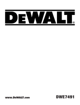 DeWalt DWE7491 User manual