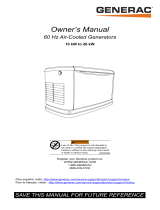 Generac 10 kW G0071729 Owner's manual