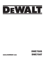 DeWalt DWE750T User manual