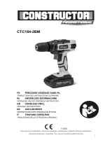 Constructor CTC184-2BM Owner's manual