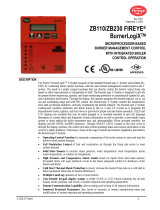 Fireye BLZ-1001 - BurnerLogiX ZB110 ZB230 Integrated Burner Management Control Owner's manual