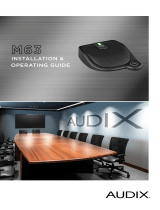 Audix M63 User guide