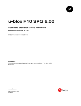 u-blox F10 SPG 6.00 Interface Manual