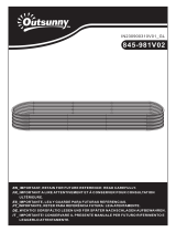 Outsunny 845-981V02CW Assembly Instructions