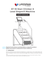 Lifespan Fitness ST-10 3 Level Stair Climber User manual