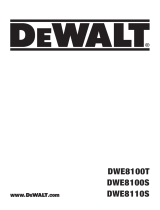 DeWalt DWE8100T User manual