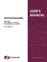 AXIOMTEK GOT321A-ELK-WCD User manual