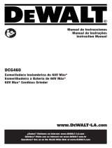 DeWalt DCG460B User manual