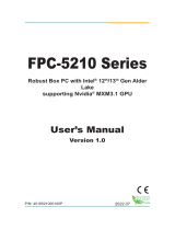 Arbor Technology FPC-5210 Series User manual