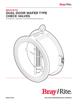 Bray /Rite Dual Door Wafer Type Check Valve Owner's manual