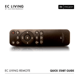 ELECTROCOMPANIET EC Living Remote Control Owner's manual