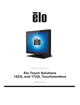 Elo 1523L 15" Touchscreen Monitor User guide