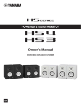 Yamaha HS4 Owner's manual