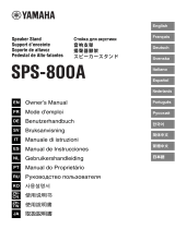 Yamaha SPS-800A Owner's manual