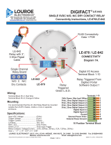 Louroe Electronics LE-842 Operating instructions